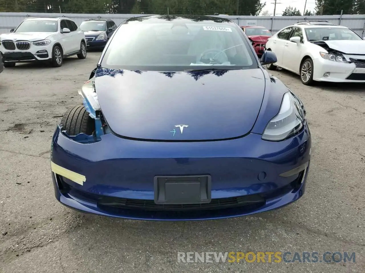 5 fotografías del automóvil dañado 5YJ3E1EA5PF575387 TESLA MODEL 3 2023