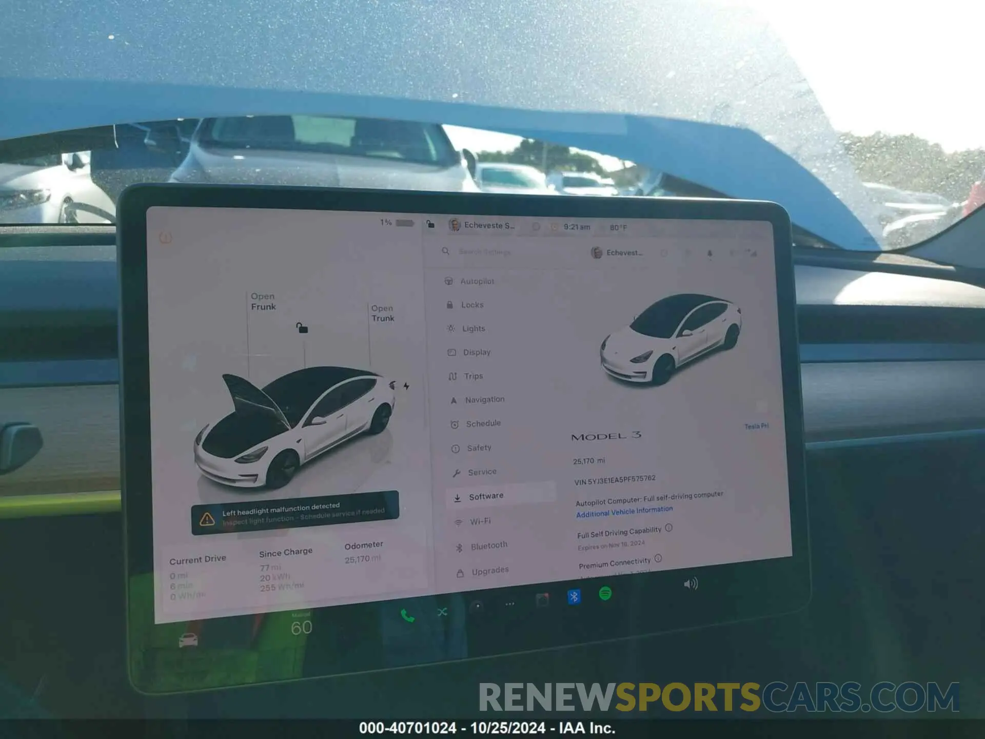 7 fotografías del automóvil dañado 5YJ3E1EA5PF575762 TESLA MODEL 3 2023