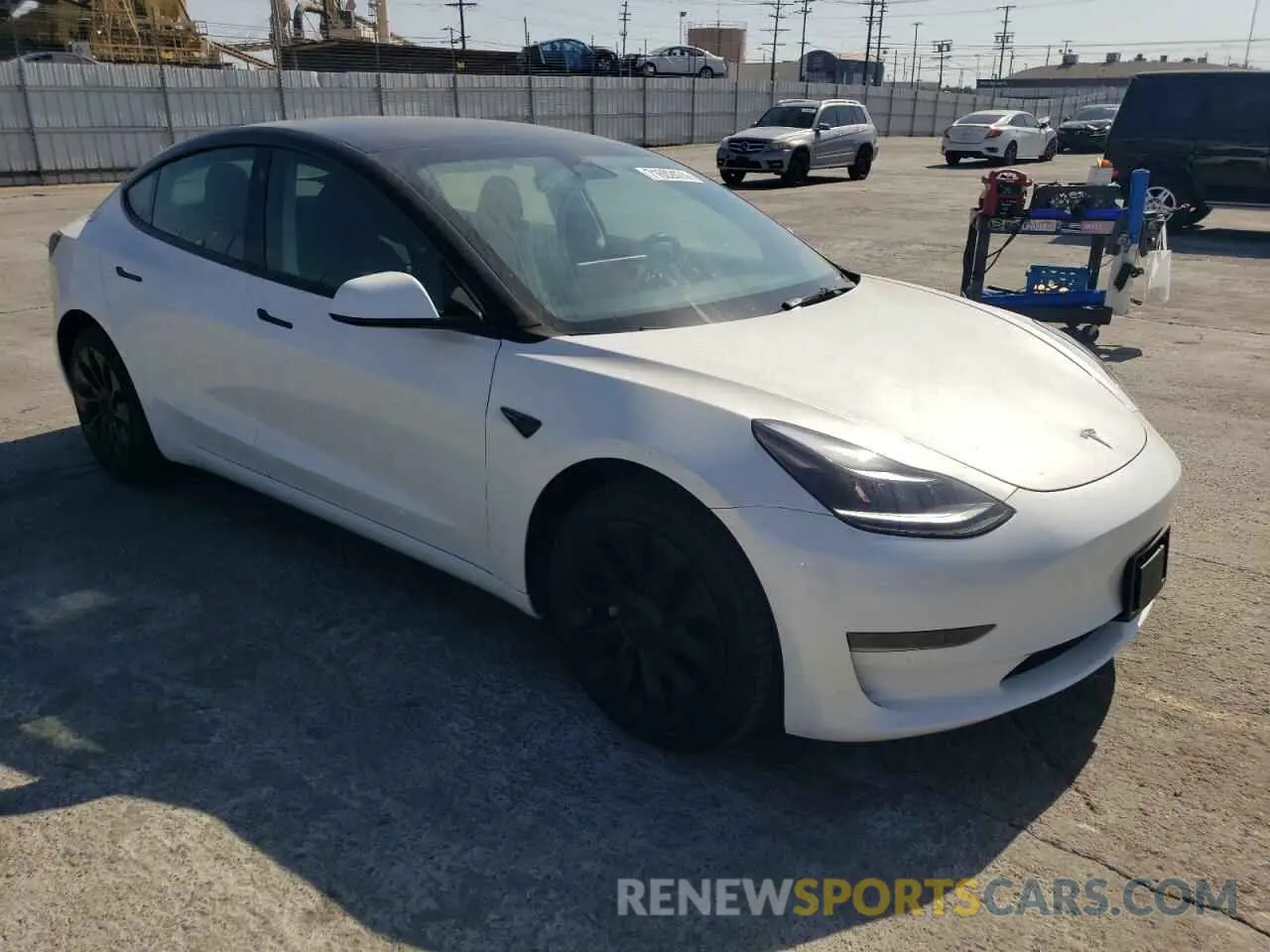 4 fotografías del automóvil dañado 5YJ3E1EA5PF578497 TESLA MODEL 3 2023