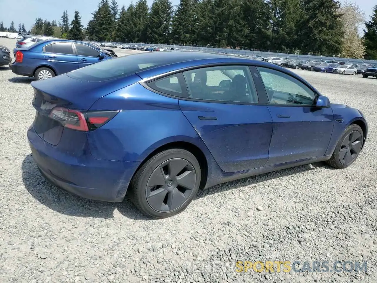 3 fotografías del automóvil dañado 5YJ3E1EA5PF578838 TESLA MODEL 3 2023