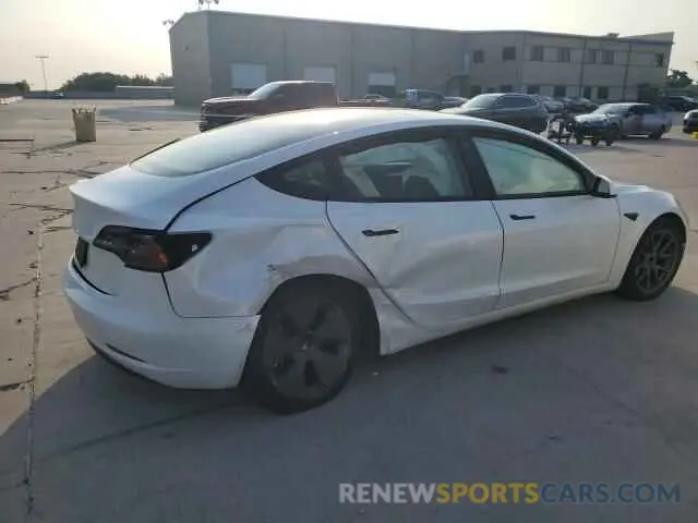 3 fotografías del automóvil dañado 5YJ3E1EA5PF587670 TESLA MODEL 3 2023