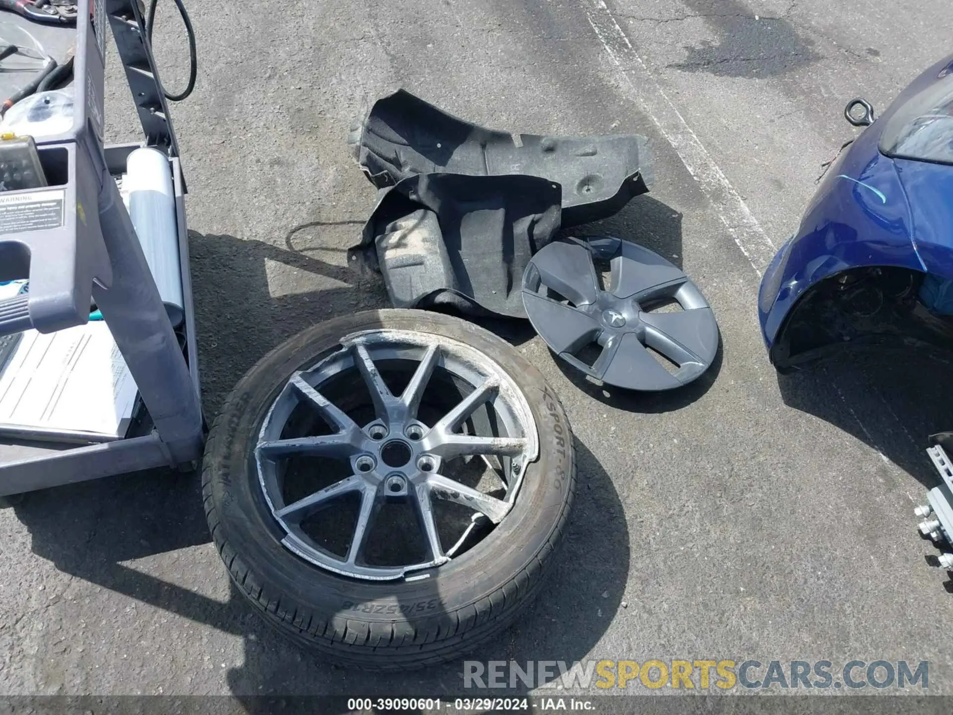 12 fotografías del automóvil dañado 5YJ3E1EA5PF593162 TESLA MODEL 3 2023