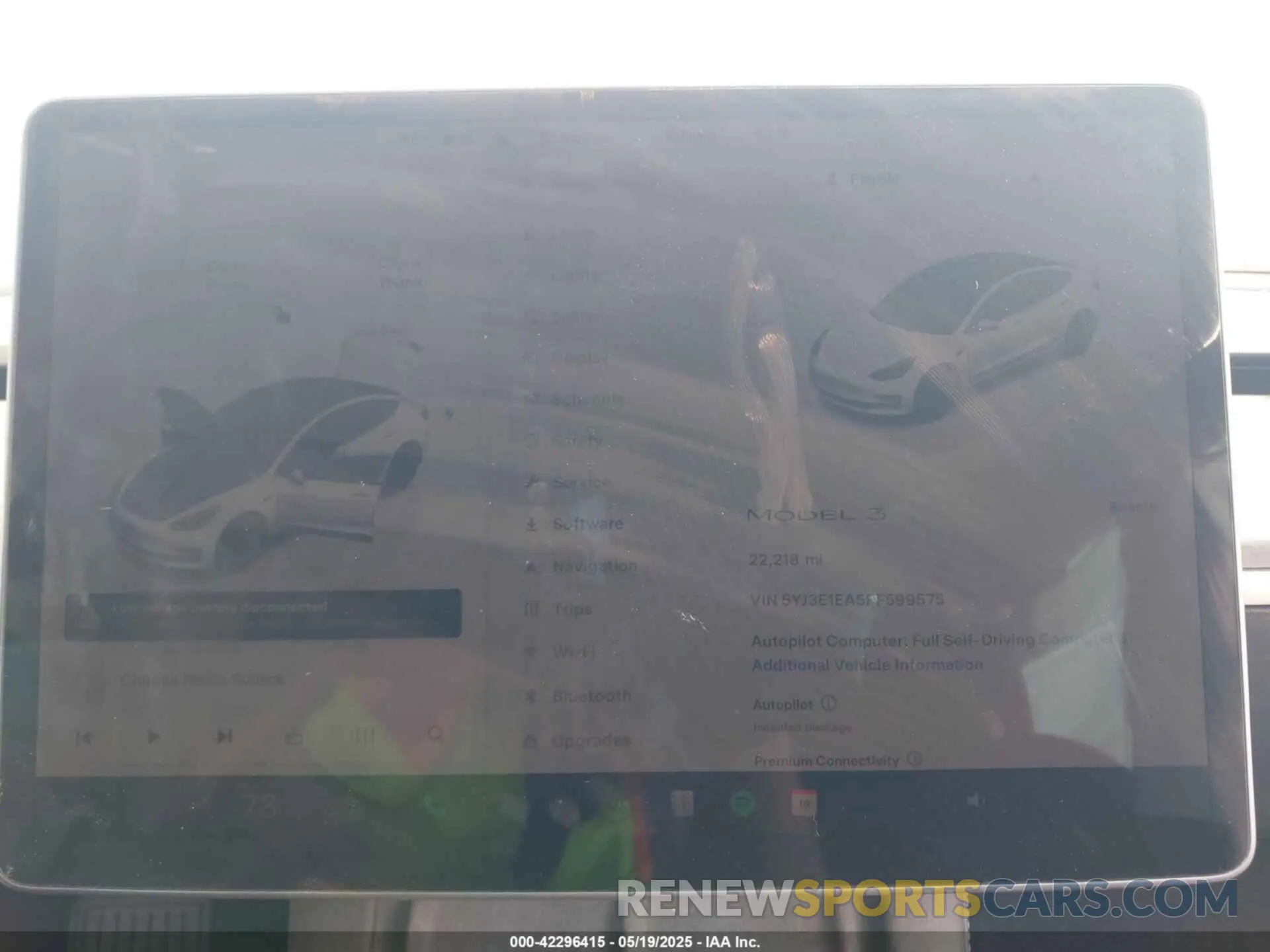 7 fotografías del automóvil dañado 5YJ3E1EA5PF599575 TESLA MODEL 3 2023