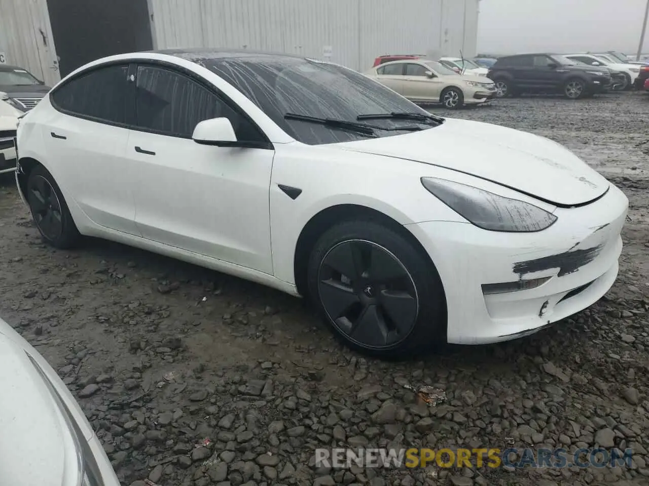 4 fotografías del automóvil dañado 5YJ3E1EA5PF602314 TESLA MODEL 3 2023