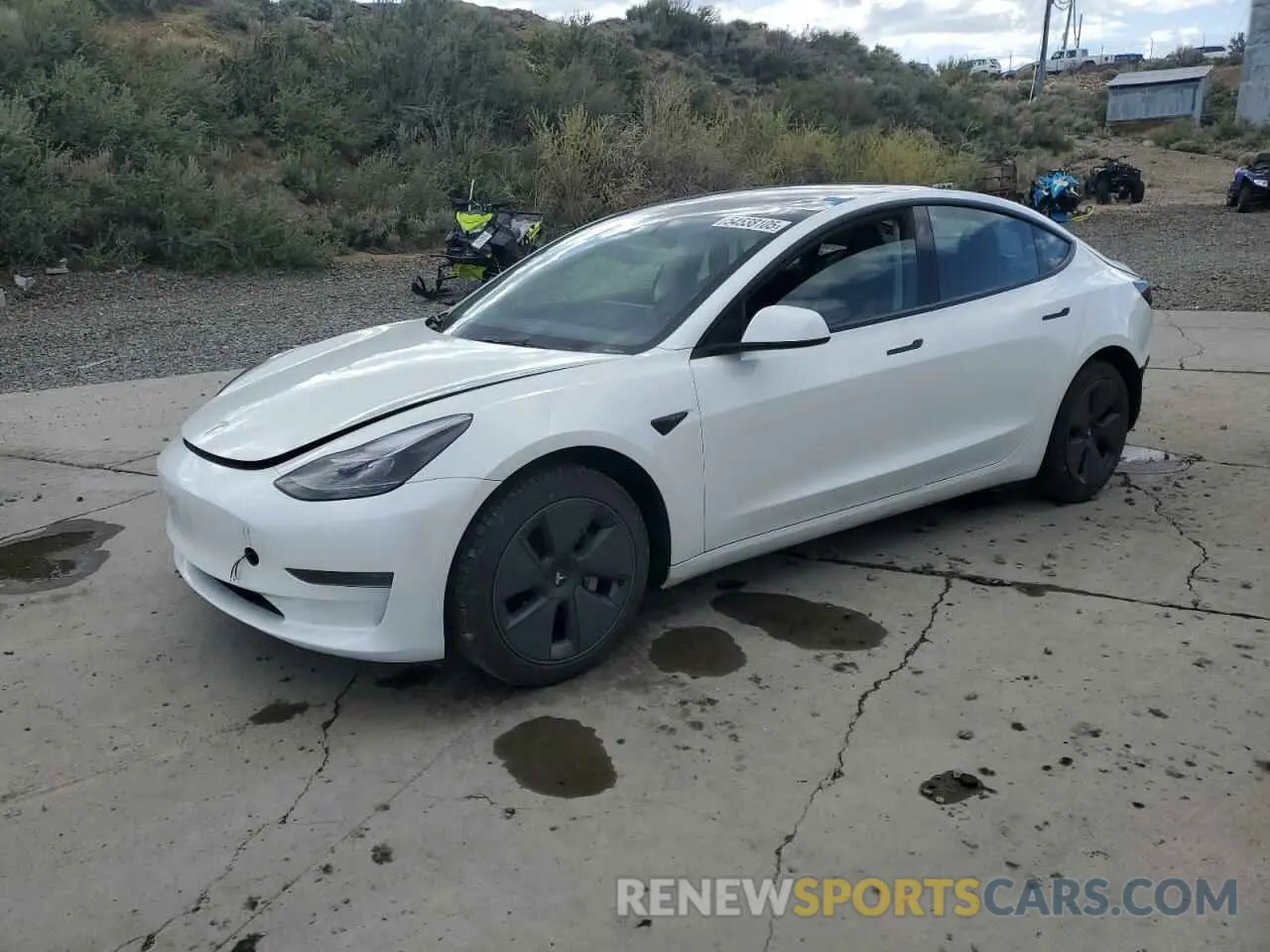 1 fotografías del automóvil dañado 5YJ3E1EA5PF603236 TESLA MODEL 3 2023