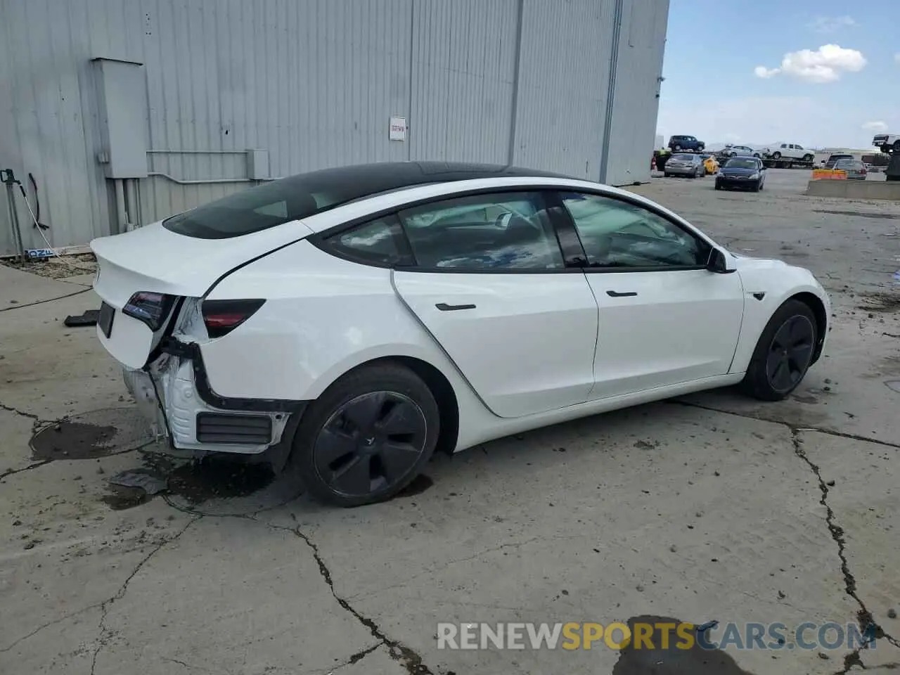 3 fotografías del automóvil dañado 5YJ3E1EA5PF603236 TESLA MODEL 3 2023