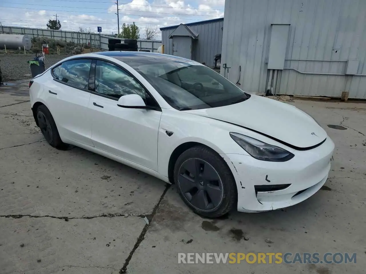 4 fotografías del automóvil dañado 5YJ3E1EA5PF603236 TESLA MODEL 3 2023