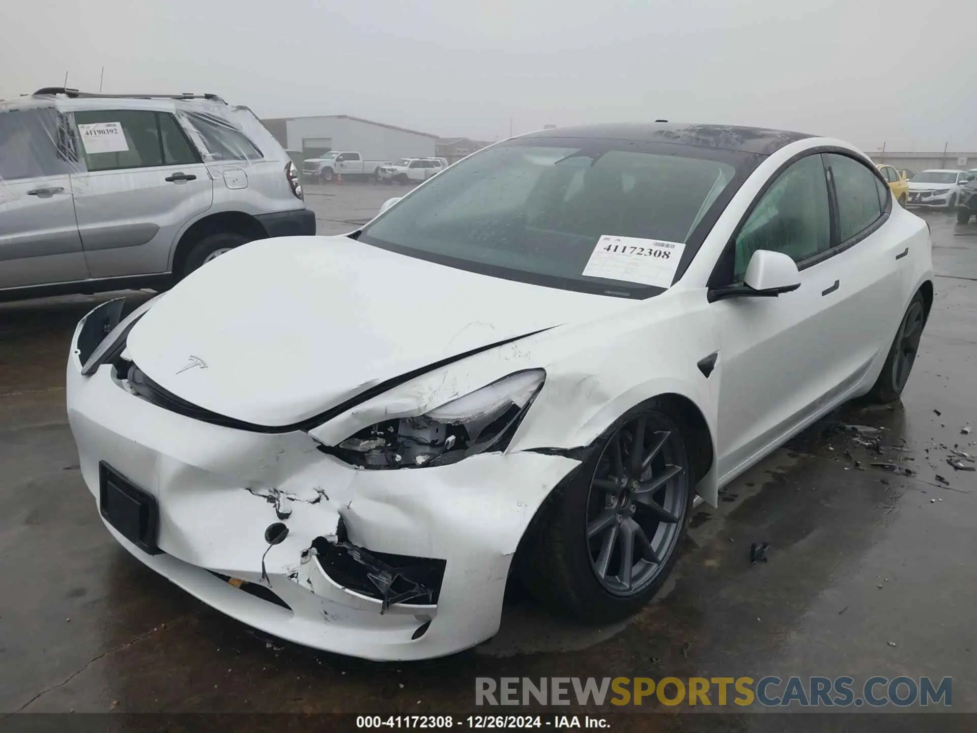 6 fotografías del automóvil dañado 5YJ3E1EA5PF605052 TESLA MODEL 3 2023