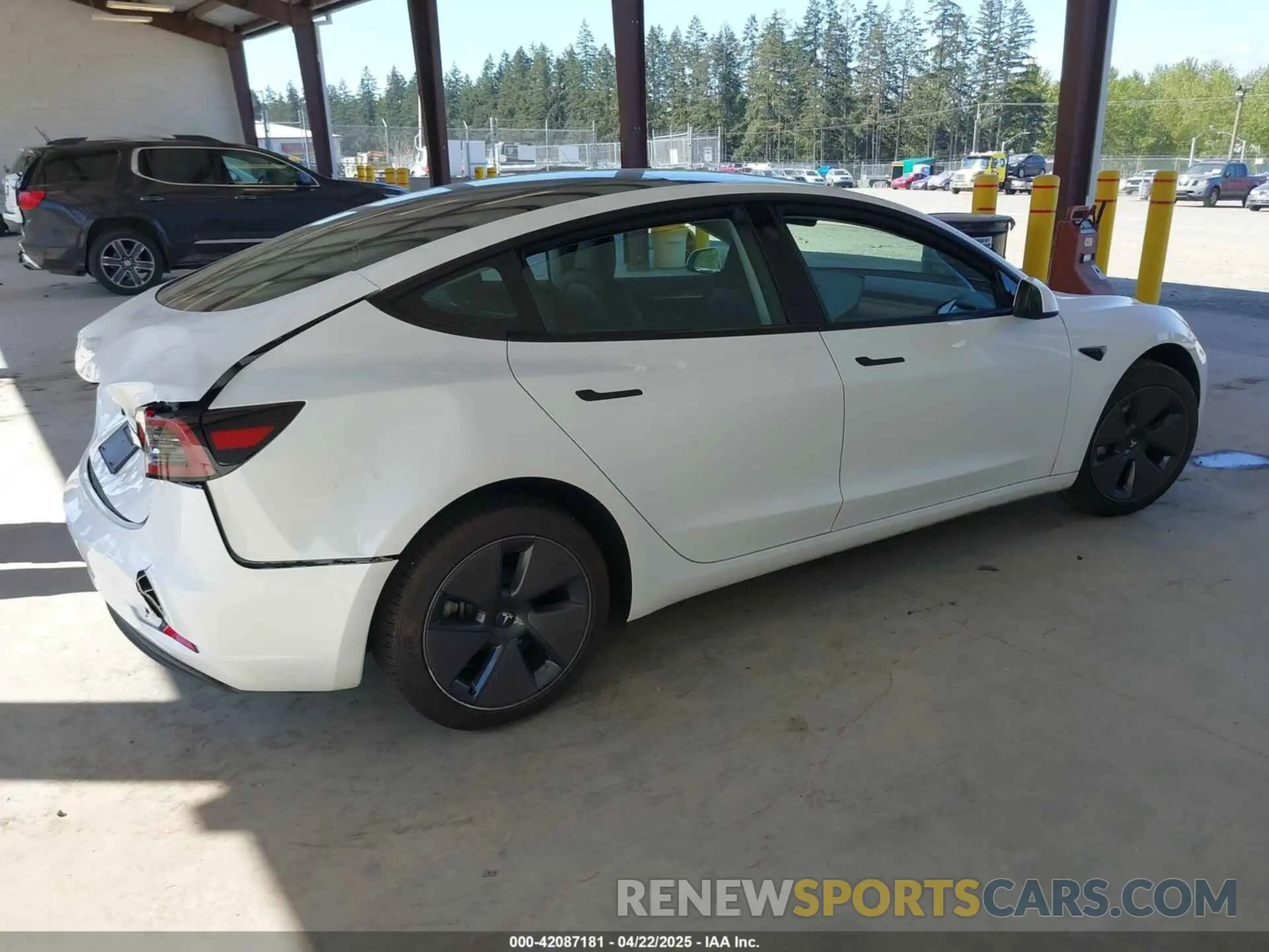 4 fotografías del automóvil dañado 5YJ3E1EA5PF610431 TESLA MODEL 3 2023