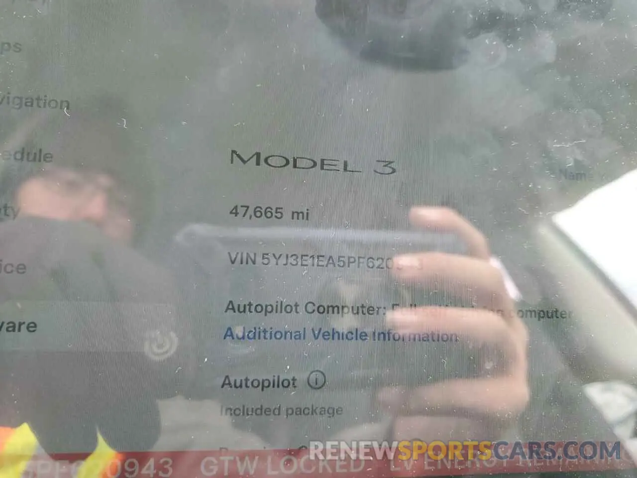 9 fotografías del automóvil dañado 5YJ3E1EA5PF620943 TESLA MODEL 3 2023