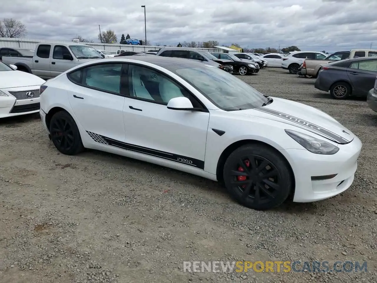 4 fotografías del automóvil dañado 5YJ3E1EA5PF623597 TESLA MODEL 3 2023