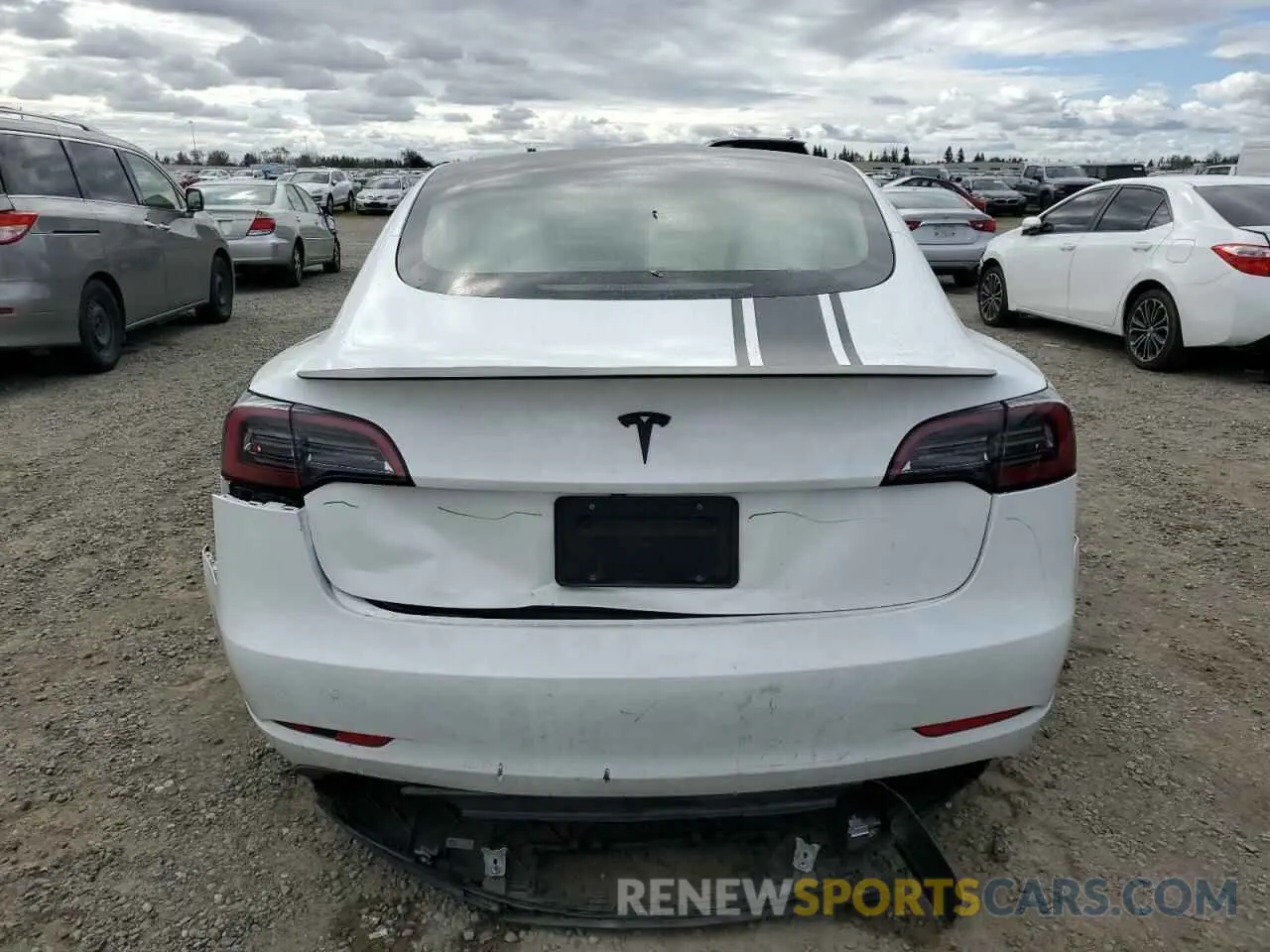 6 fotografías del automóvil dañado 5YJ3E1EA5PF623597 TESLA MODEL 3 2023