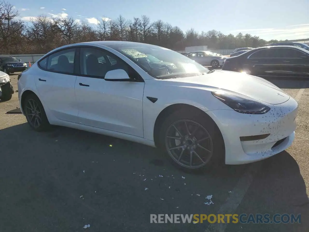 4 fotografías del automóvil dañado 5YJ3E1EA5PF638228 TESLA MODEL 3 2023
