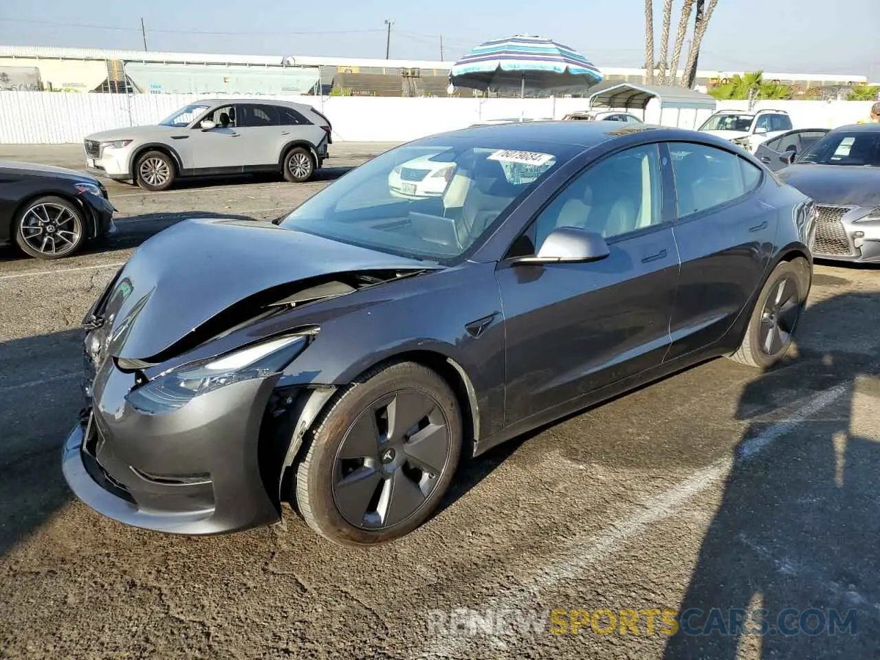 1 fotografías del automóvil dañado 5YJ3E1EA5PF646118 TESLA MODEL 3 2023