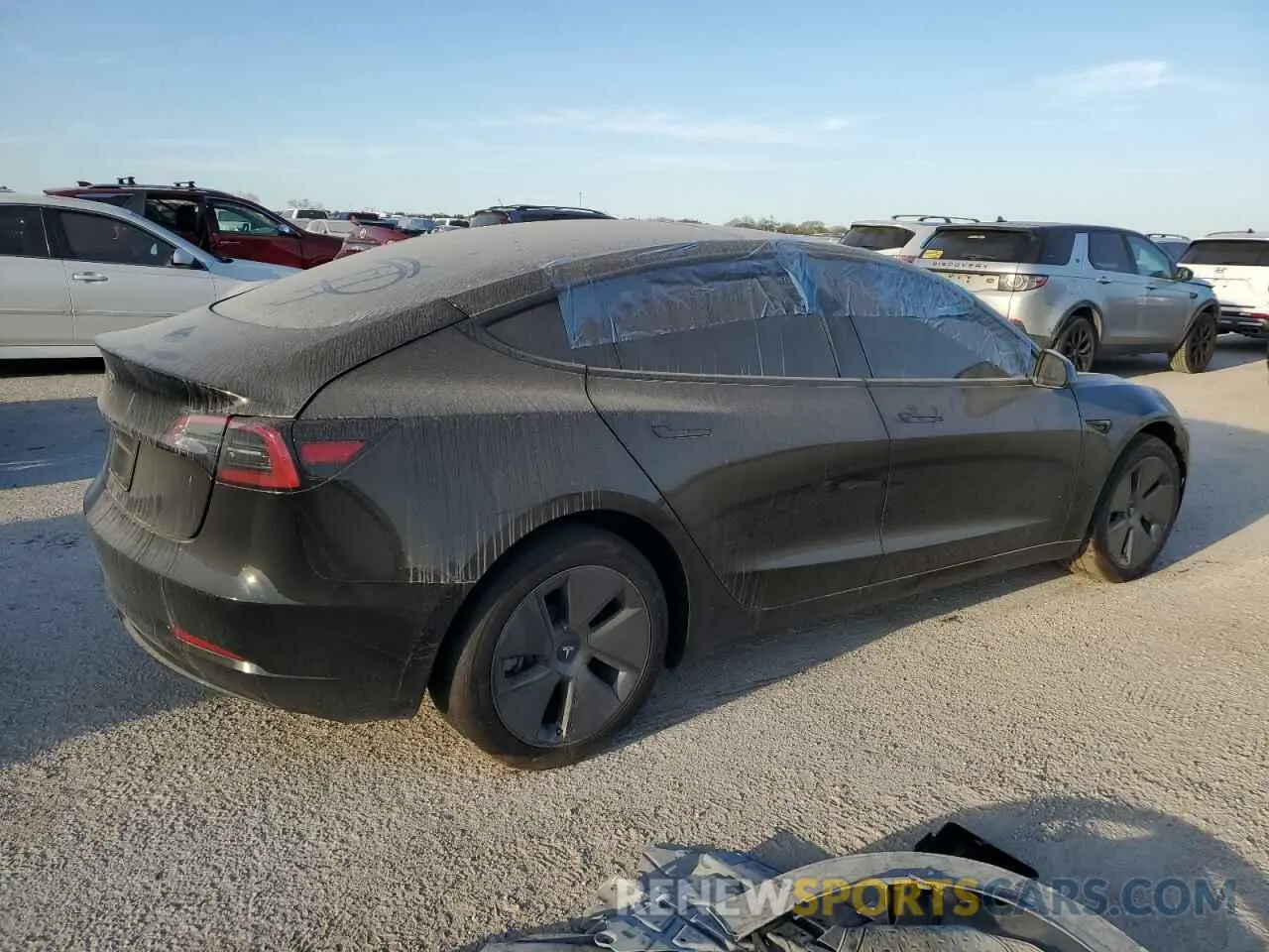 3 fotografías del automóvil dañado 5YJ3E1EA5PF655403 TESLA MODEL 3 2023