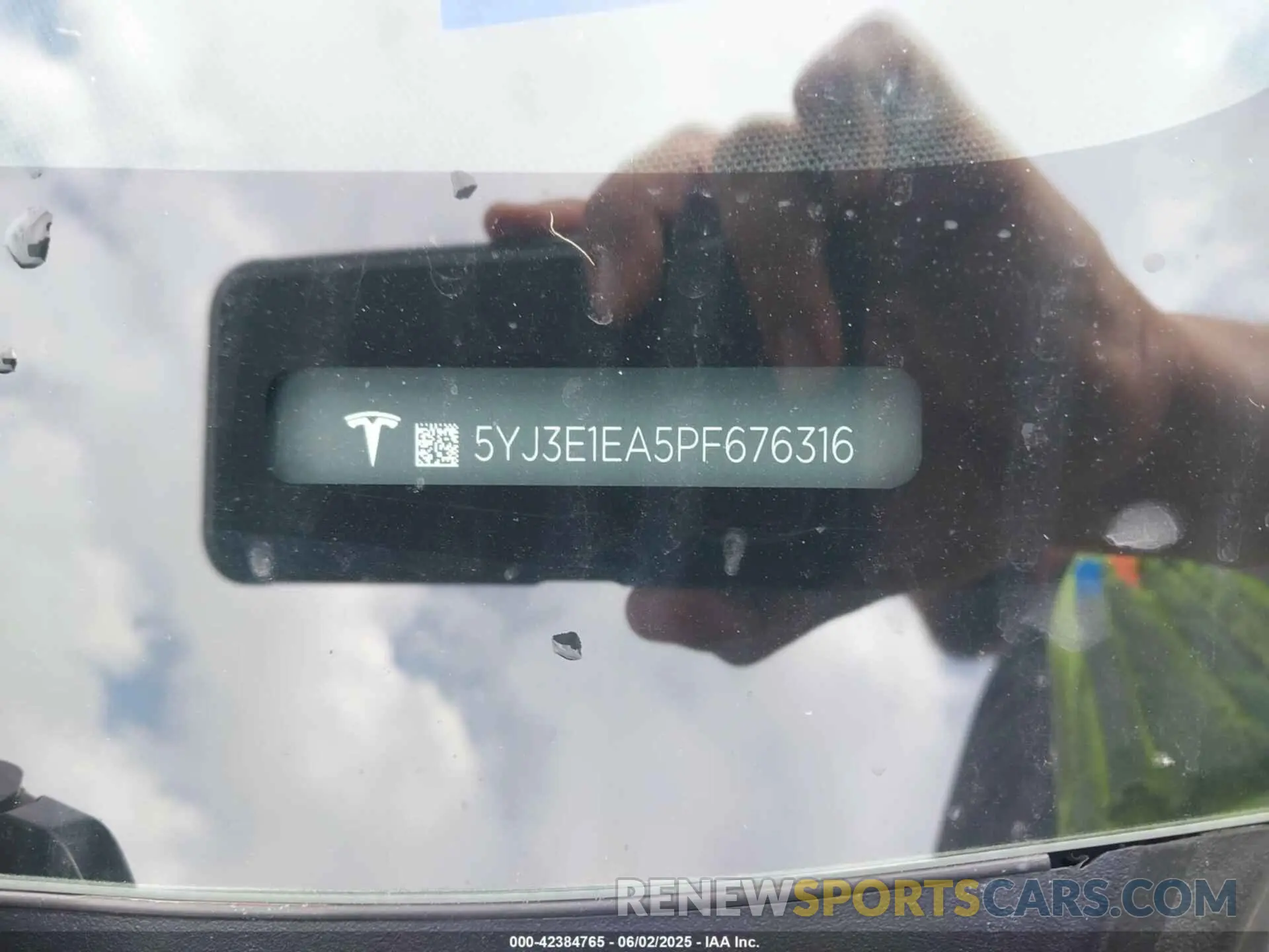 9 fotografías del automóvil dañado 5YJ3E1EA5PF676316 TESLA MODEL 3 2023