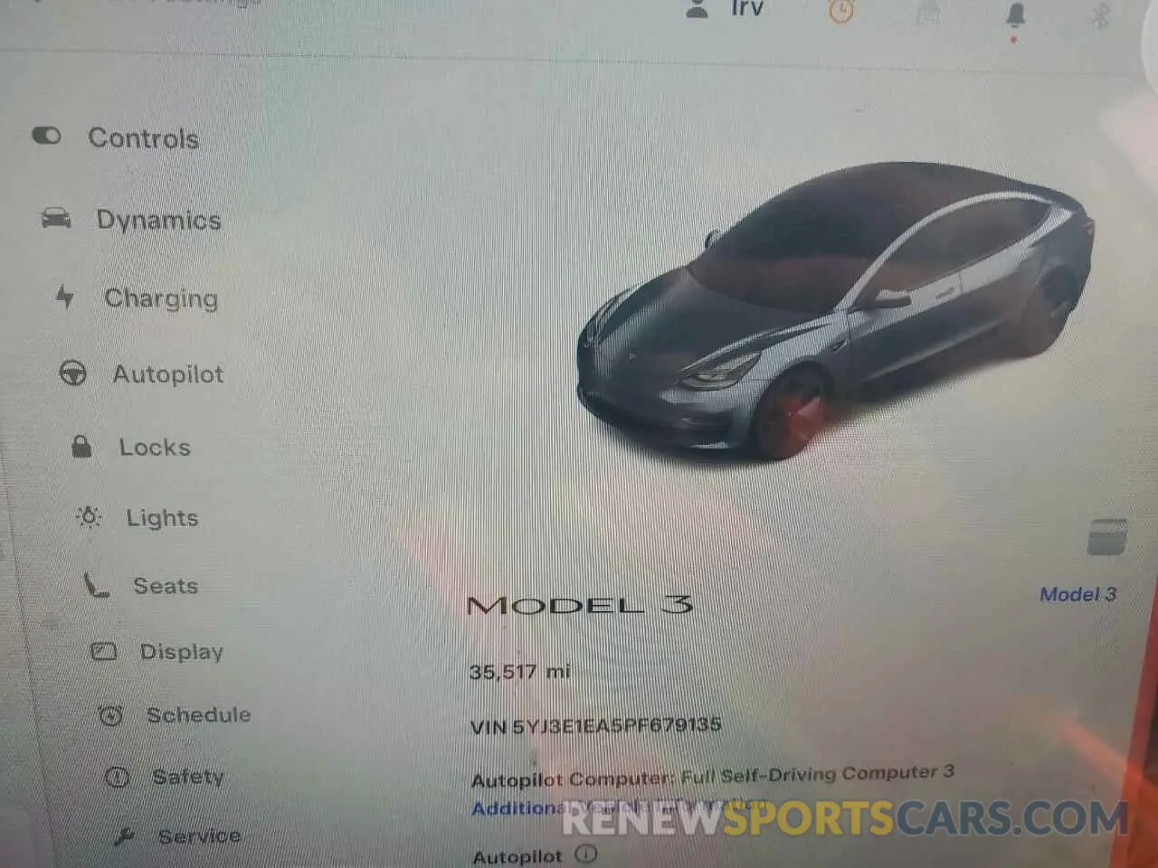 9 fotografías del automóvil dañado 5YJ3E1EA5PF679135 TESLA MODEL 3 2023