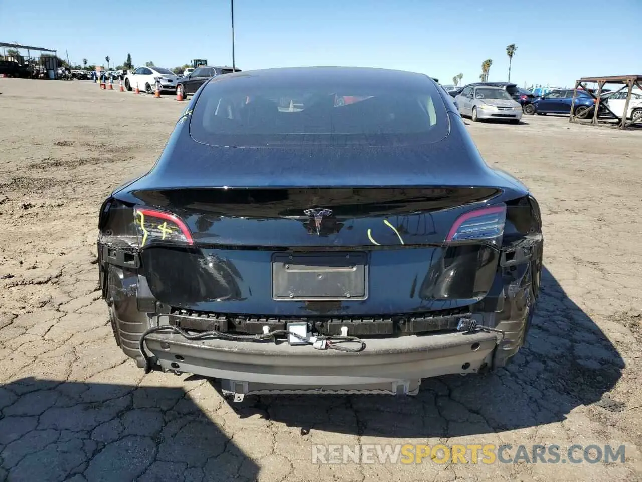 6 fotografías del automóvil dañado 5YJ3E1EA5PF687588 TESLA MODEL 3 2023
