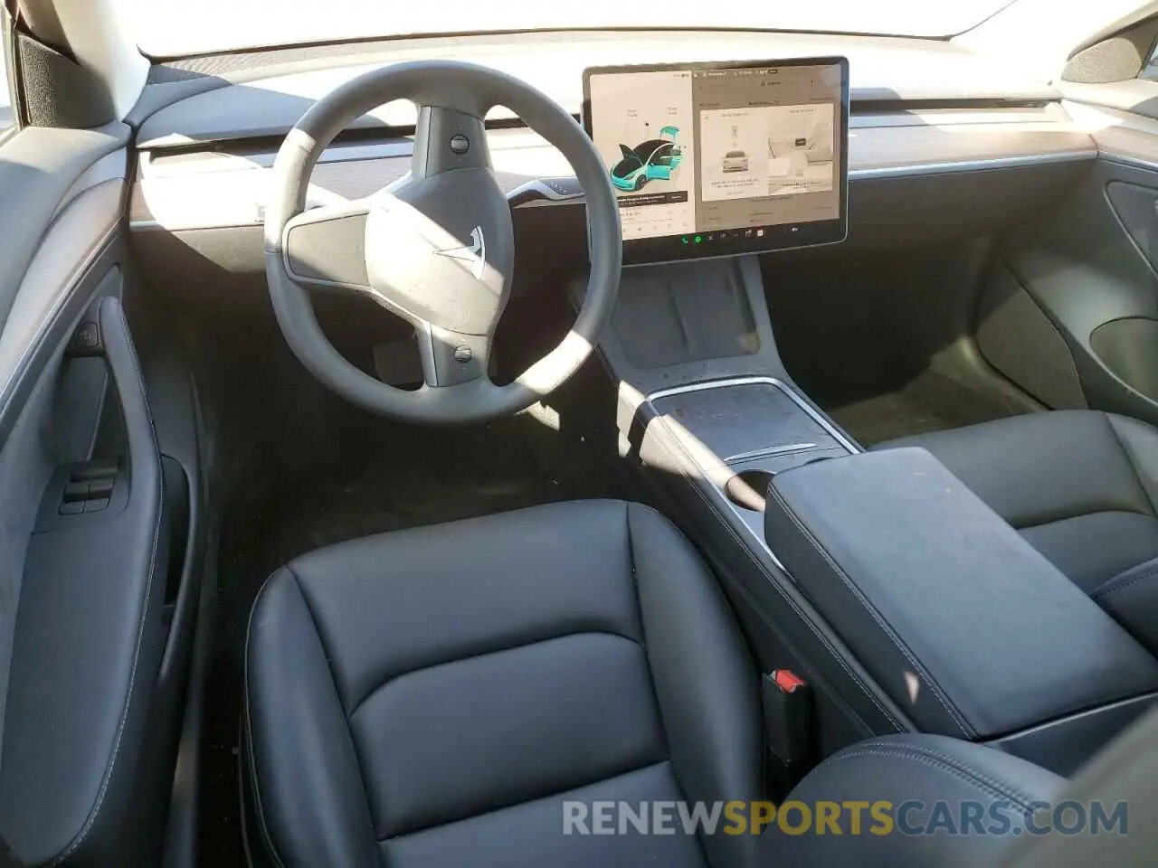8 fotografías del automóvil dañado 5YJ3E1EA5PF687588 TESLA MODEL 3 2023