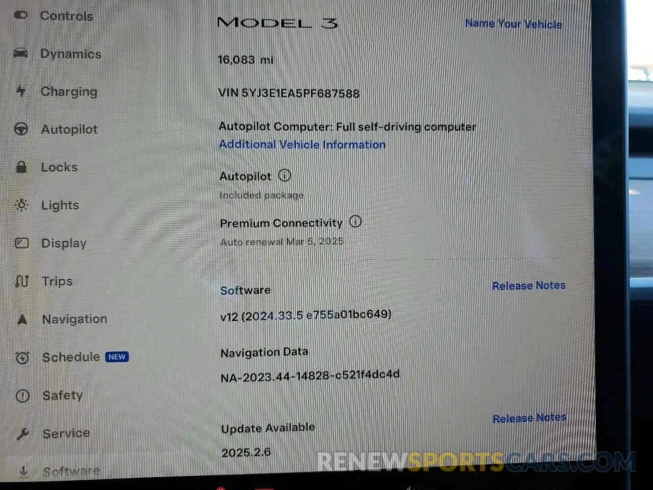 9 fotografías del automóvil dañado 5YJ3E1EA5PF687588 TESLA MODEL 3 2023