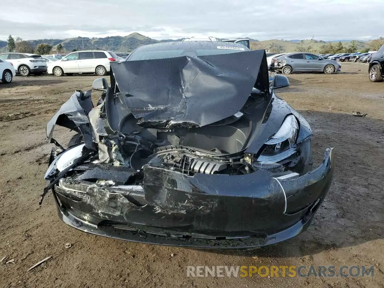 5 fotografías del automóvil dañado 5YJ3E1EA5PF695044 TESLA MODEL 3 2023