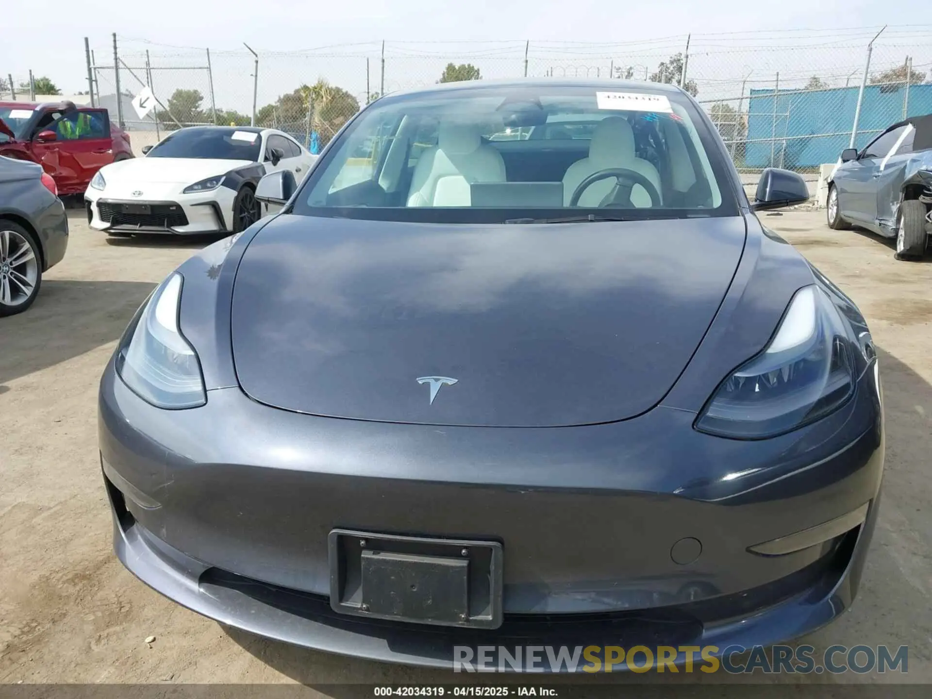 13 fotografías del automóvil dañado 5YJ3E1EA5PF700307 TESLA MODEL 3 2023