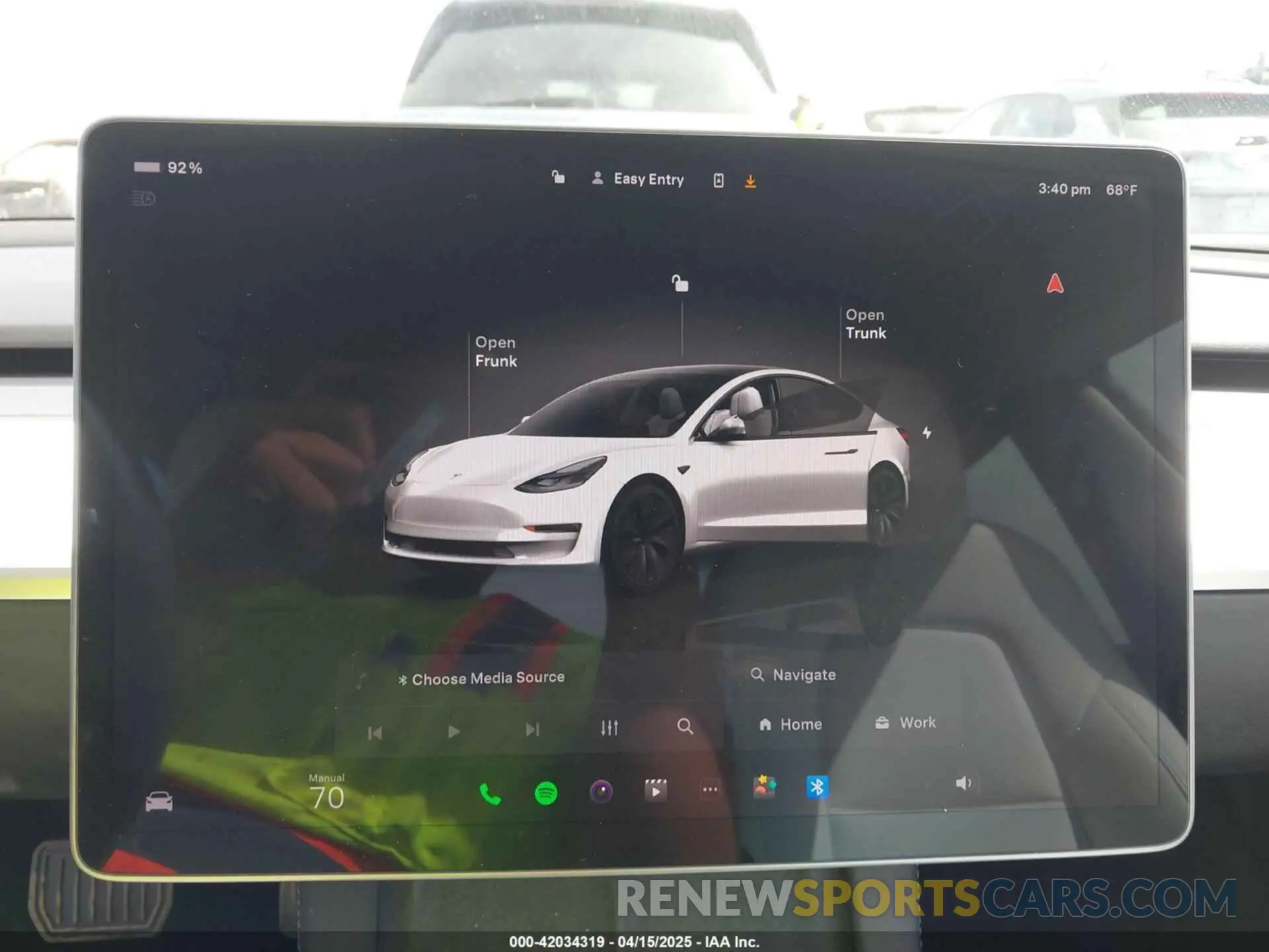19 fotografías del automóvil dañado 5YJ3E1EA5PF700307 TESLA MODEL 3 2023