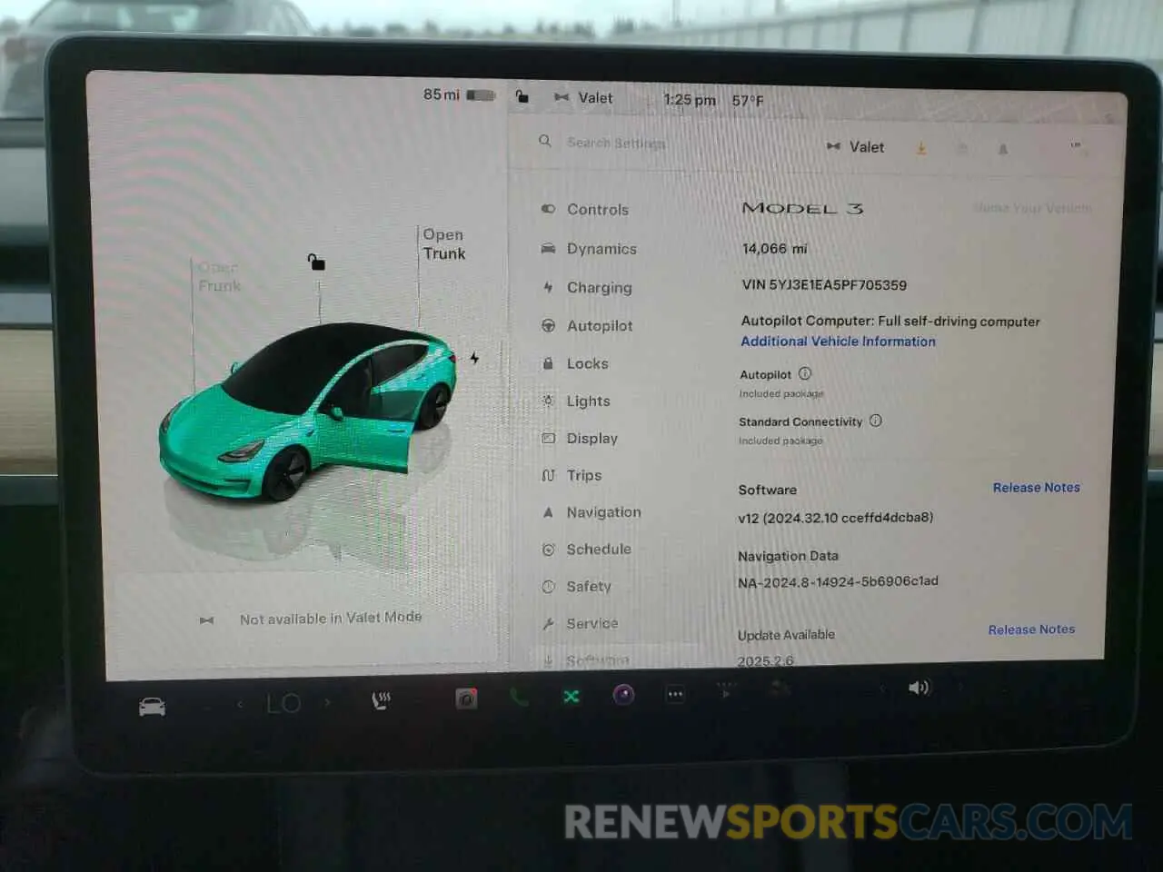 9 fotografías del automóvil dañado 5YJ3E1EA5PF705359 TESLA MODEL 3 2023
