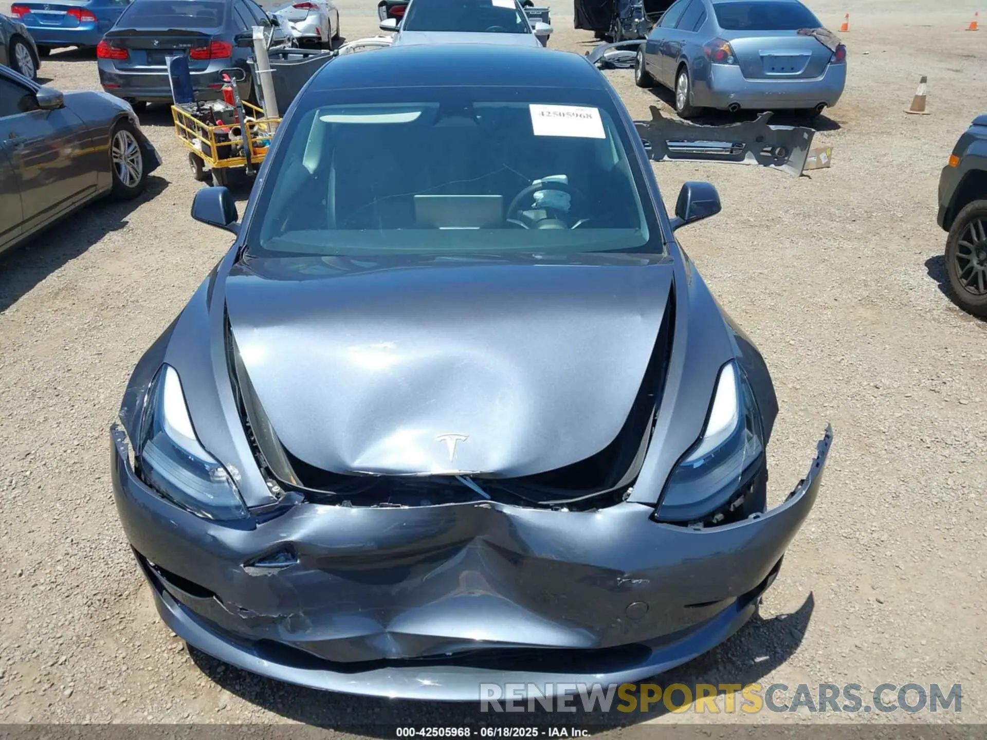 12 fotografías del automóvil dañado 5YJ3E1EA5PF709931 TESLA MODEL 3 2023