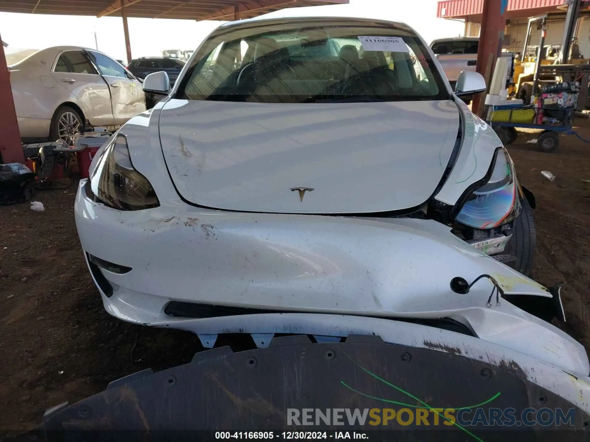 12 fotografías del automóvil dañado 5YJ3E1EA6PF420248 TESLA MODEL 3 2023