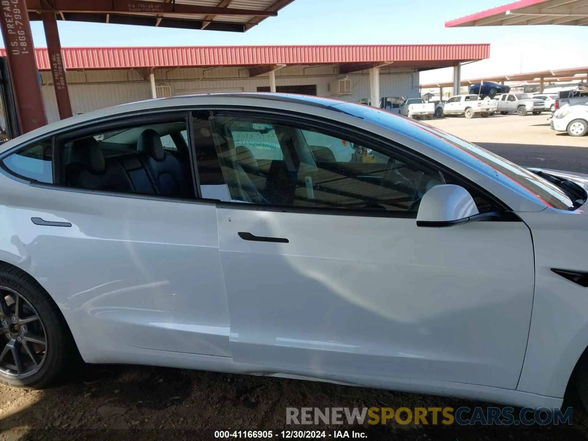 13 fotografías del automóvil dañado 5YJ3E1EA6PF420248 TESLA MODEL 3 2023