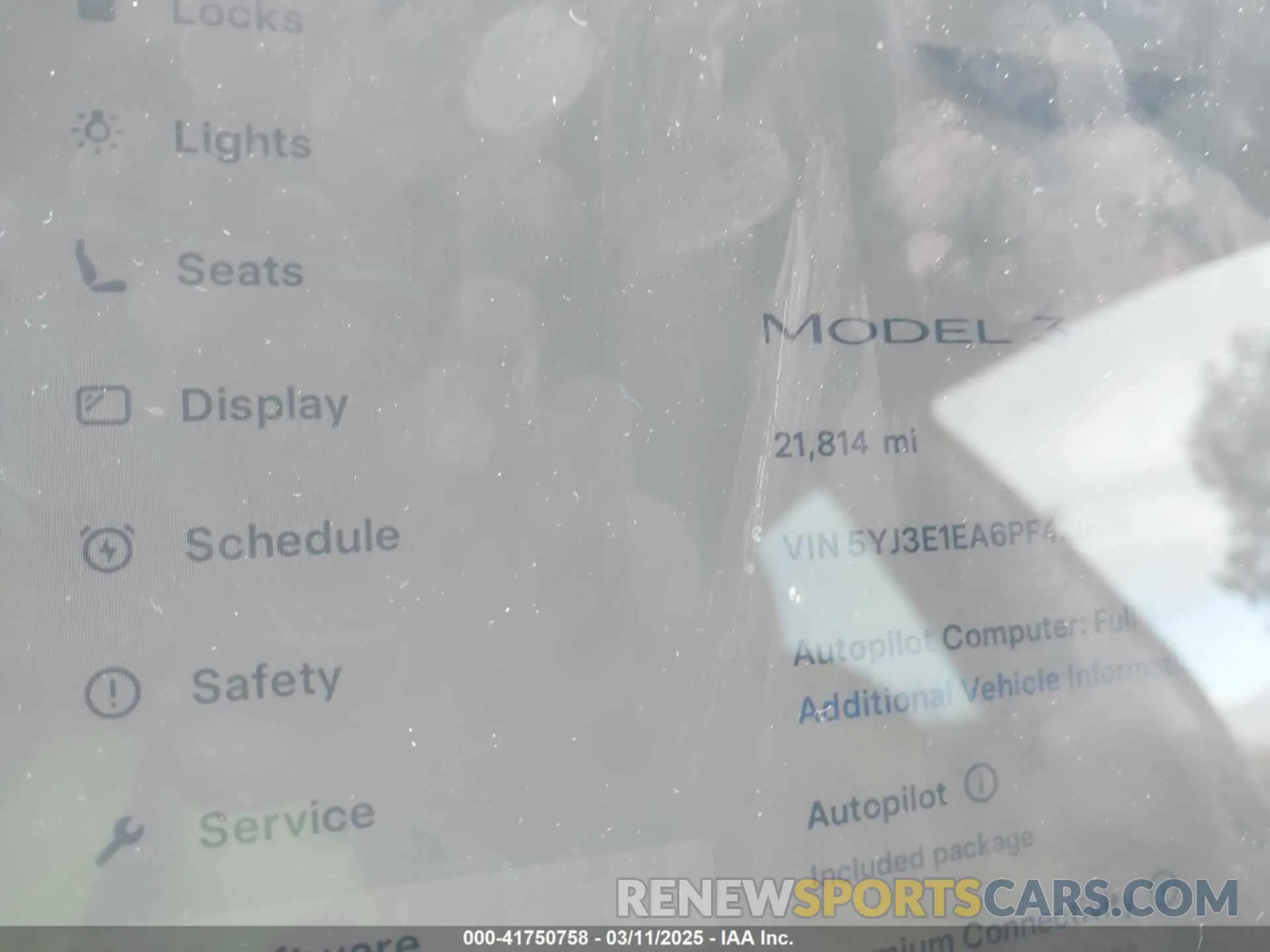 15 fotografías del automóvil dañado 5YJ3E1EA6PF421626 TESLA MODEL 3 2023