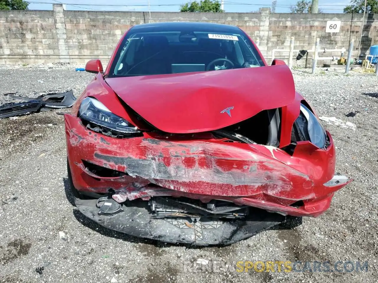5 fotografías del automóvil dañado 5YJ3E1EA6PF422694 TESLA MODEL 3 2023