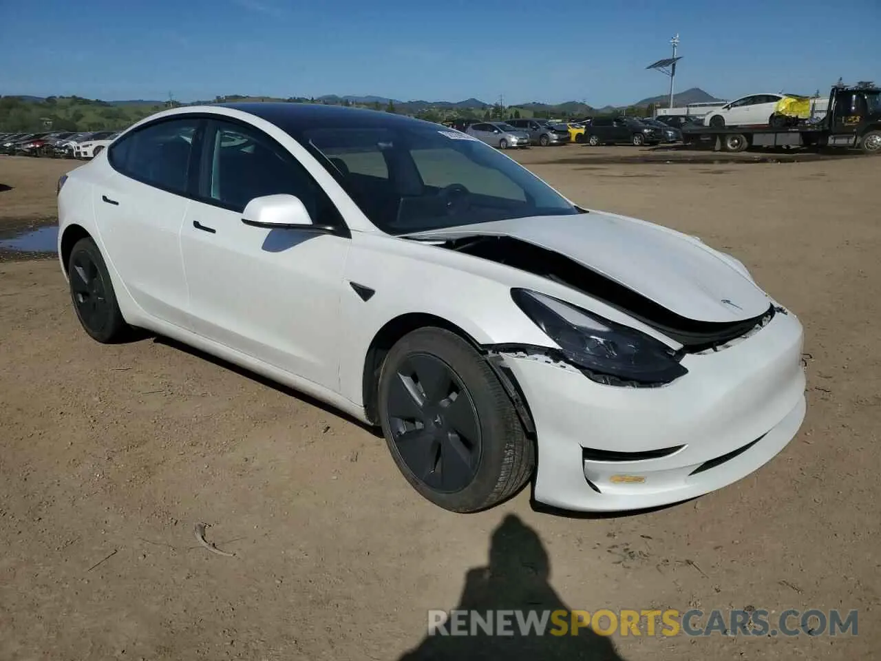 4 fotografías del automóvil dañado 5YJ3E1EA6PF423070 TESLA MODEL 3 2023