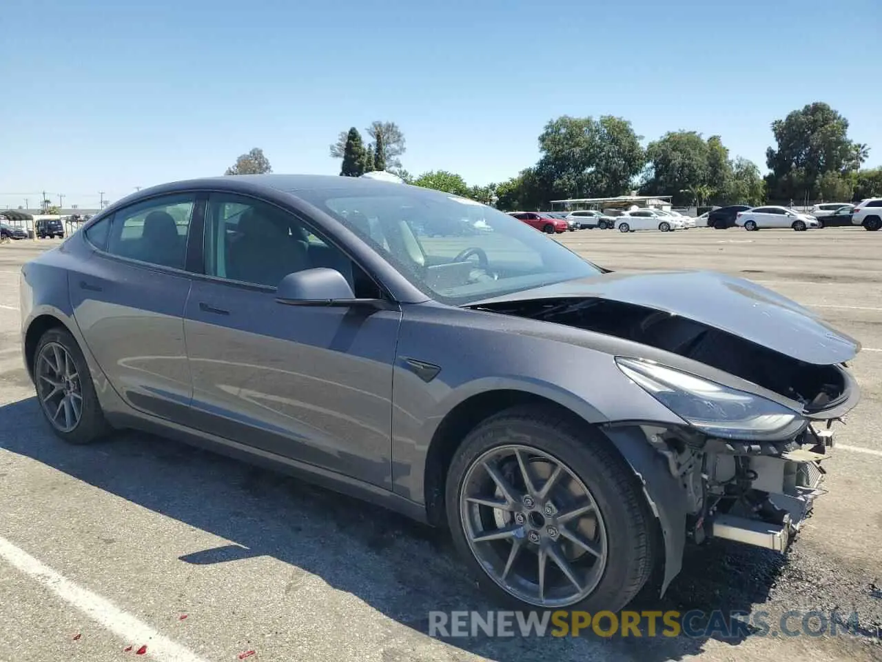 4 fotografías del automóvil dañado 5YJ3E1EA6PF426955 TESLA MODEL 3 2023