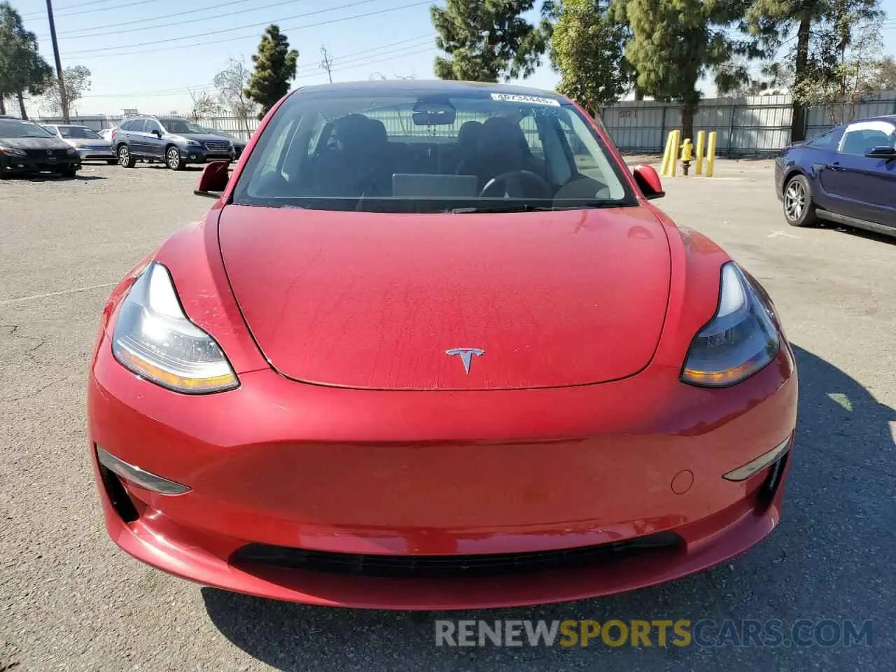 5 fotografías del automóvil dañado 5YJ3E1EA6PF428804 TESLA MODEL 3 2023