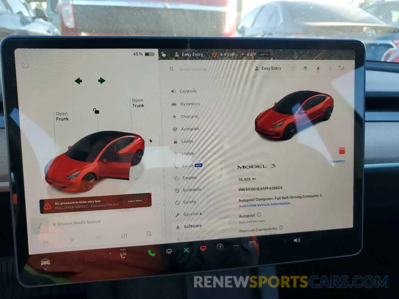 9 fotografías del automóvil dañado 5YJ3E1EA6PF428804 TESLA MODEL 3 2023