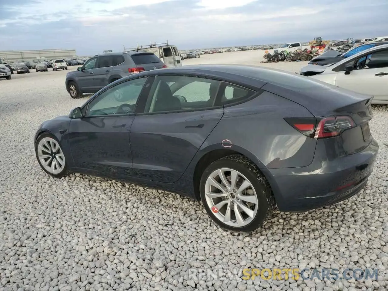 2 fotografías del automóvil dañado 5YJ3E1EA6PF429533 TESLA MODEL 3 2023
