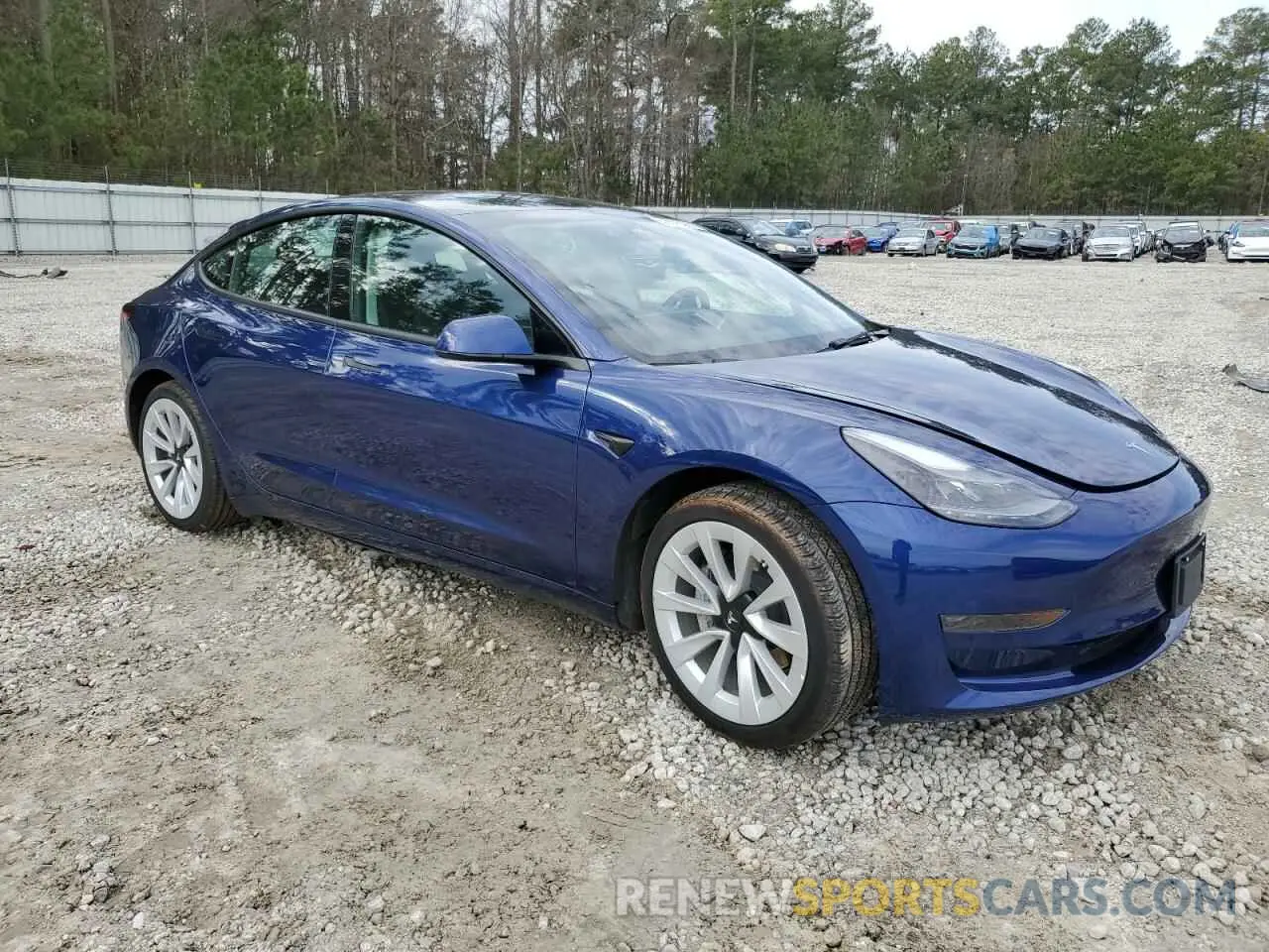 4 fotografías del automóvil dañado 5YJ3E1EA6PF436787 TESLA MODEL 3 2023