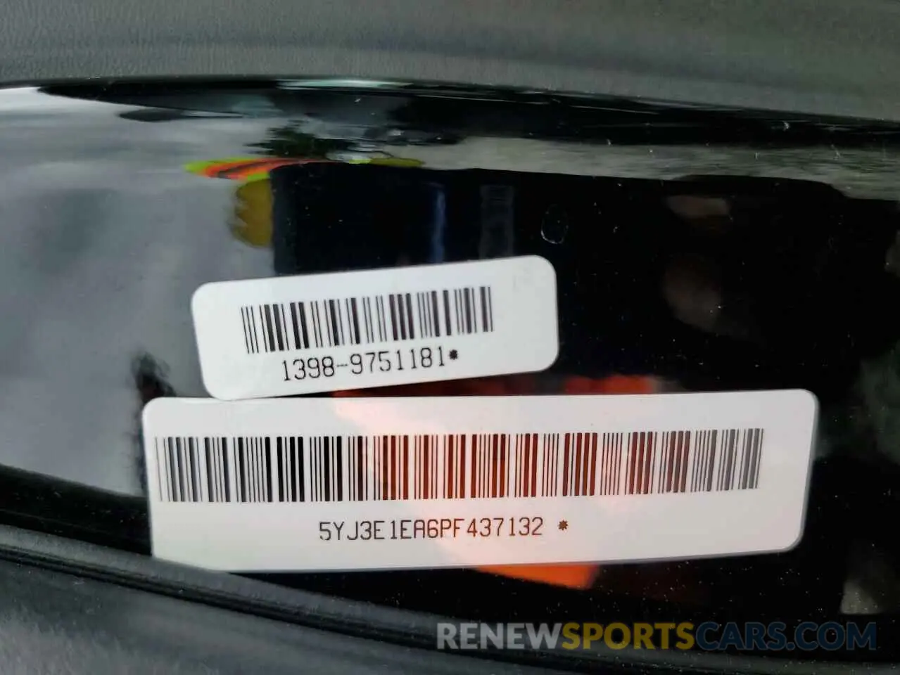 12 fotografías del automóvil dañado 5YJ3E1EA6PF437132 TESLA MODEL 3 2023