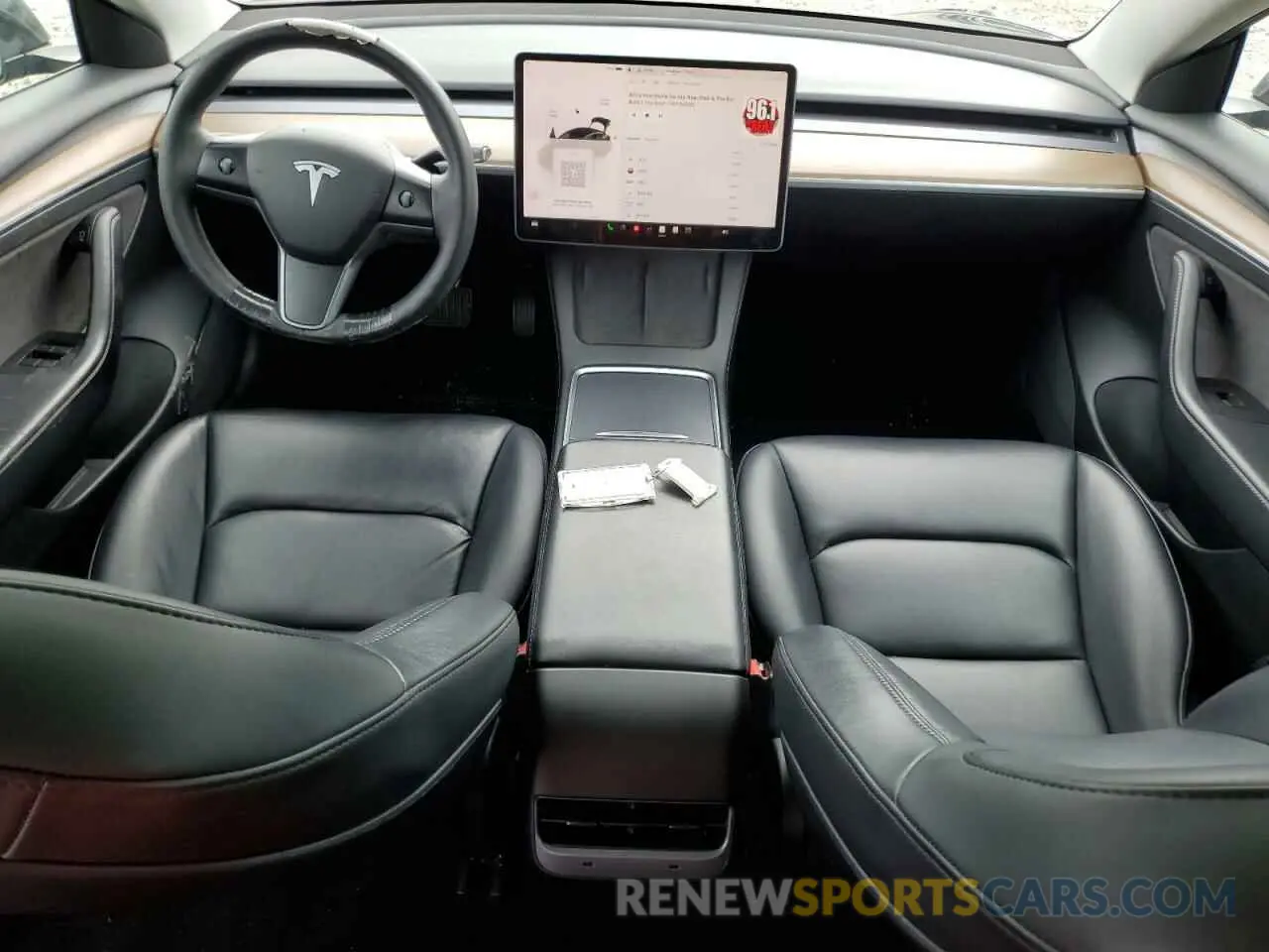 8 fotografías del automóvil dañado 5YJ3E1EA6PF437132 TESLA MODEL 3 2023