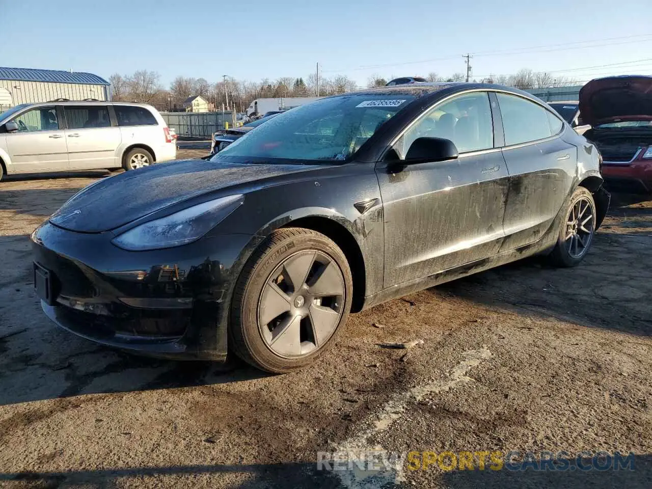 1 fotografías del automóvil dañado 5YJ3E1EA6PF437633 TESLA MODEL 3 2023