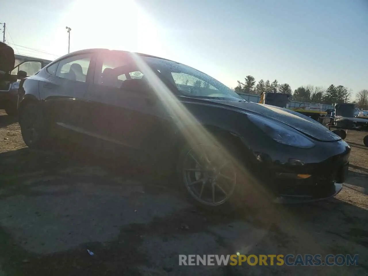 4 fotografías del automóvil dañado 5YJ3E1EA6PF437633 TESLA MODEL 3 2023