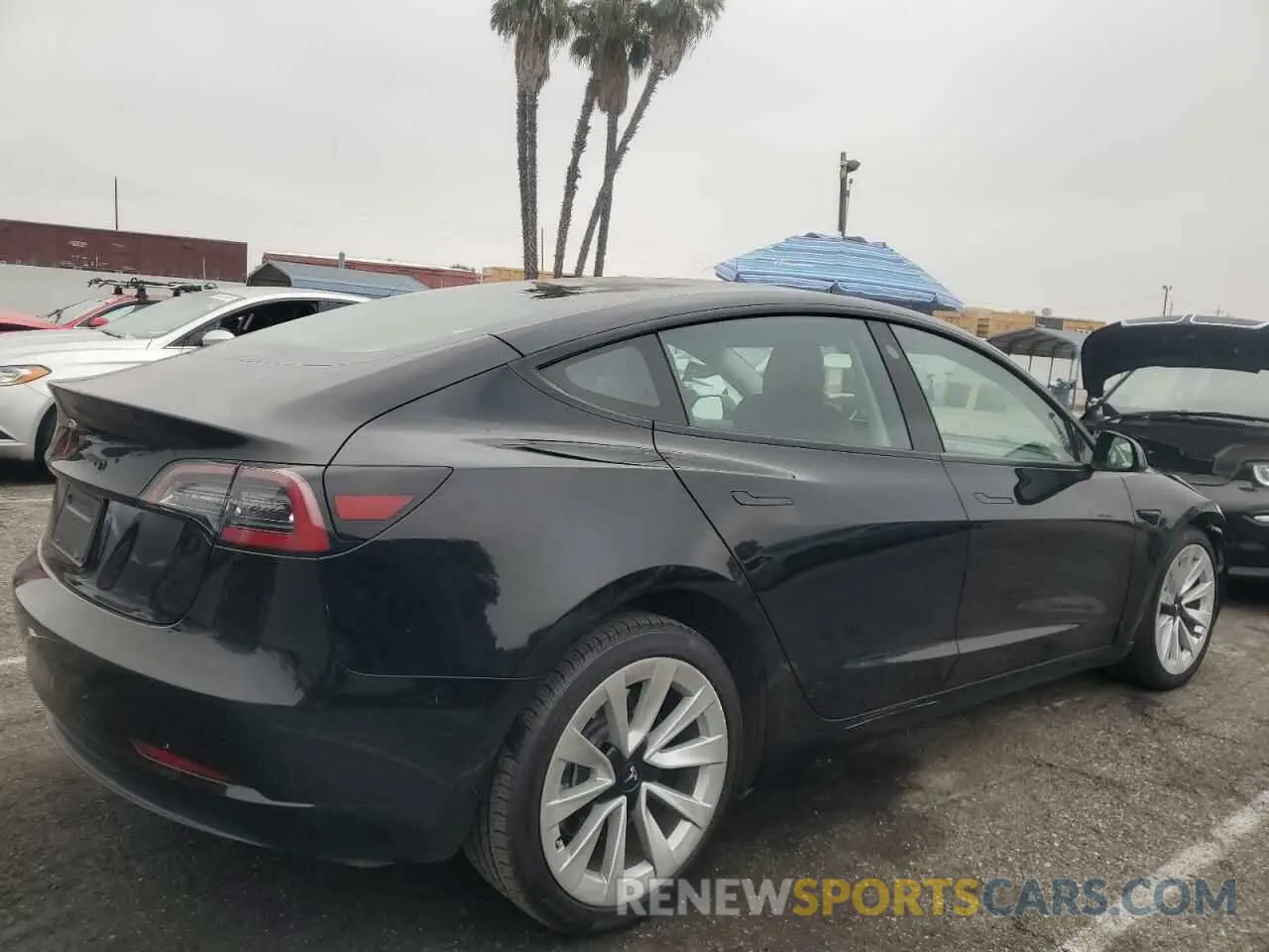 3 fotografías del automóvil dañado 5YJ3E1EA6PF439270 TESLA MODEL 3 2023