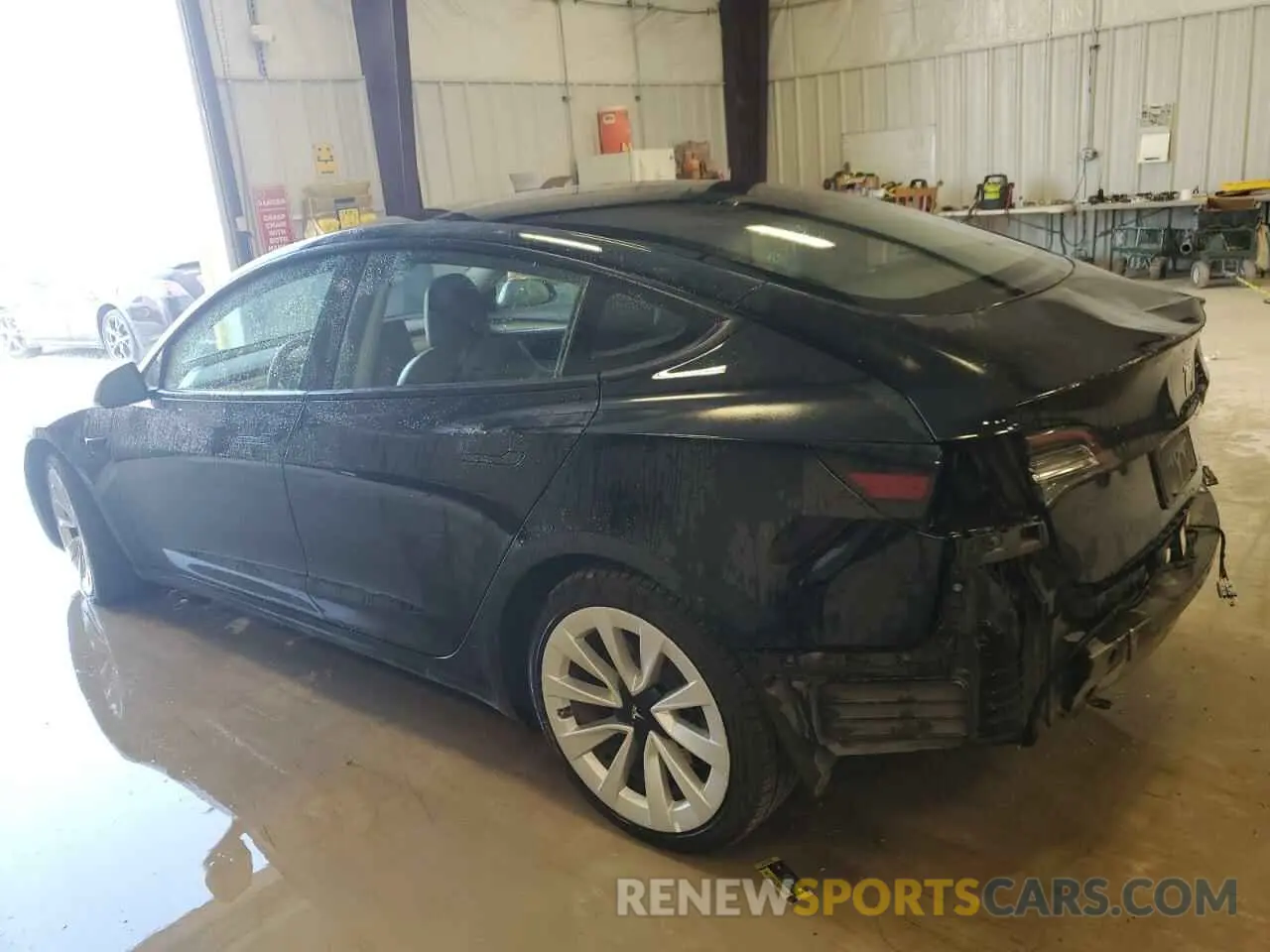 2 fotografías del automóvil dañado 5YJ3E1EA6PF439351 TESLA MODEL 3 2023