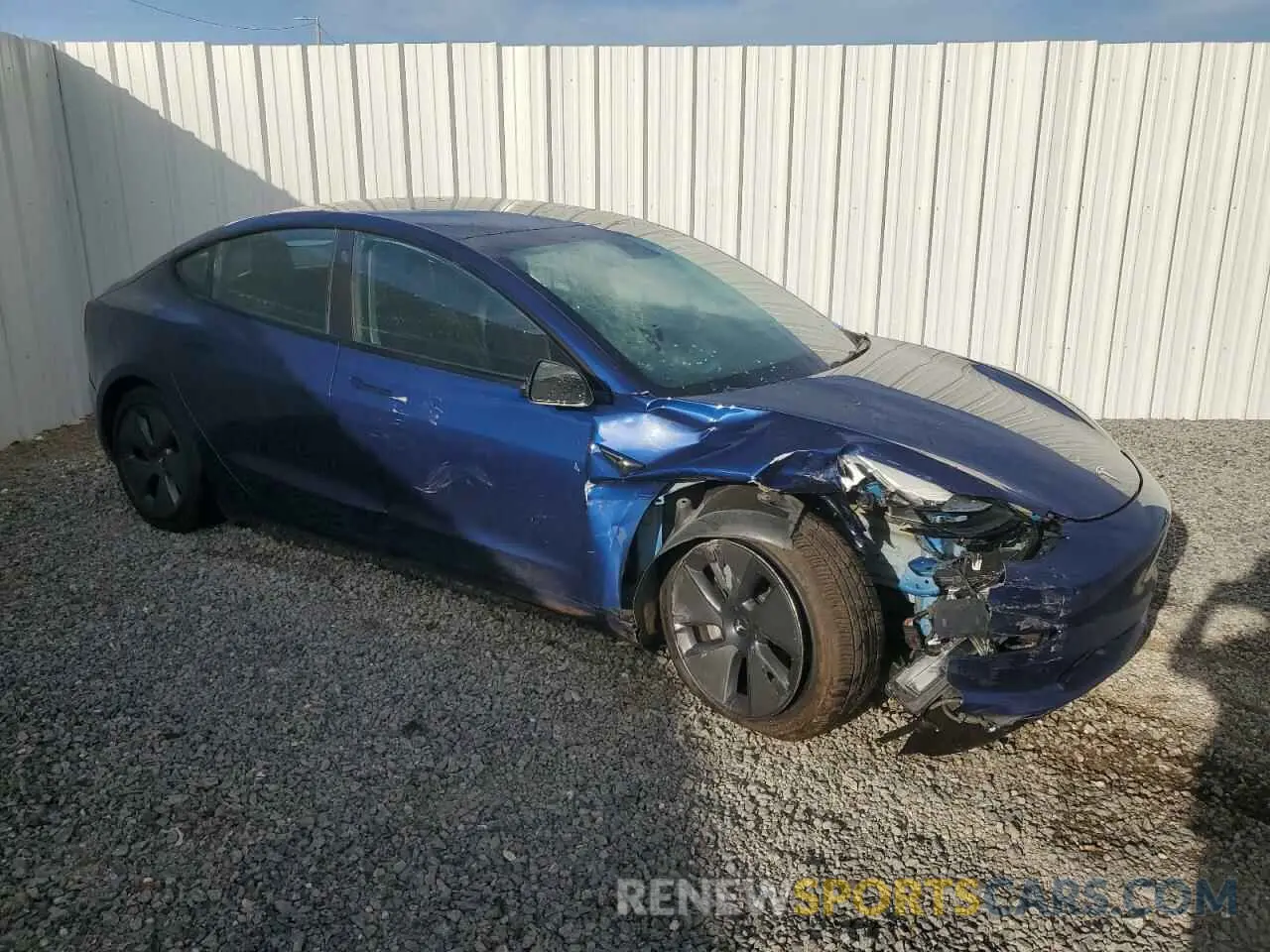 4 fotografías del automóvil dañado 5YJ3E1EA6PF450012 TESLA MODEL 3 2023