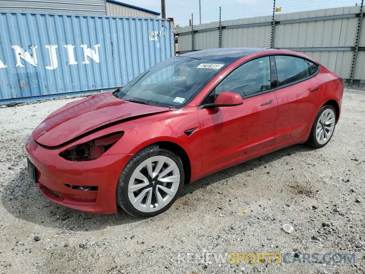 1 fotografías del automóvil dañado 5YJ3E1EA6PF450186 TESLA MODEL 3 2023