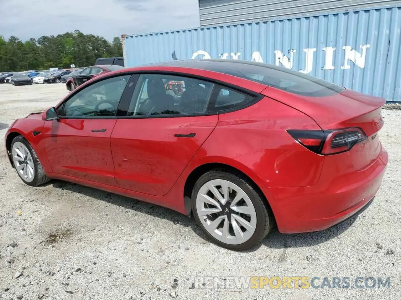 2 fotografías del automóvil dañado 5YJ3E1EA6PF450186 TESLA MODEL 3 2023