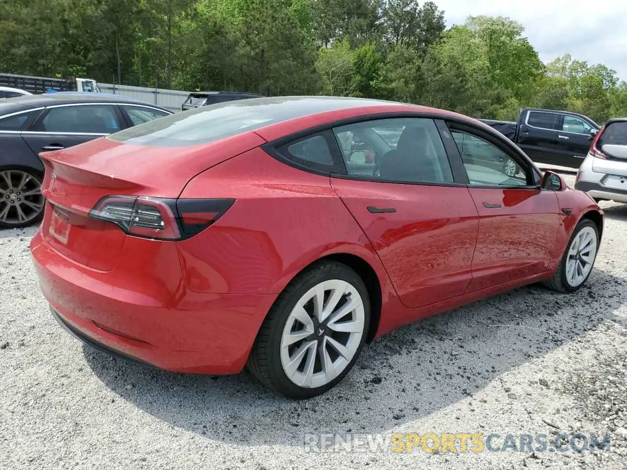 3 fotografías del automóvil dañado 5YJ3E1EA6PF450186 TESLA MODEL 3 2023