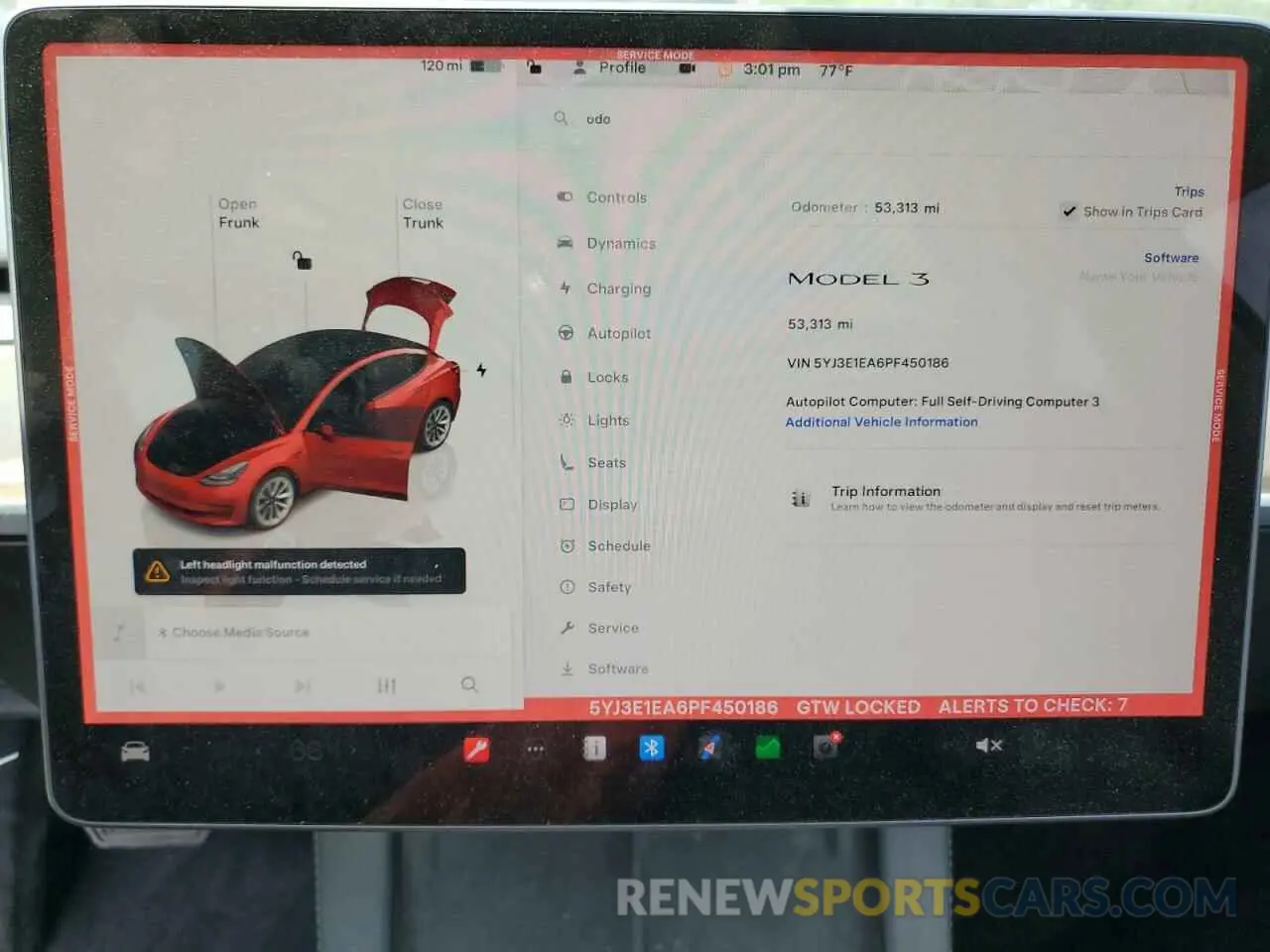 9 fotografías del automóvil dañado 5YJ3E1EA6PF450186 TESLA MODEL 3 2023